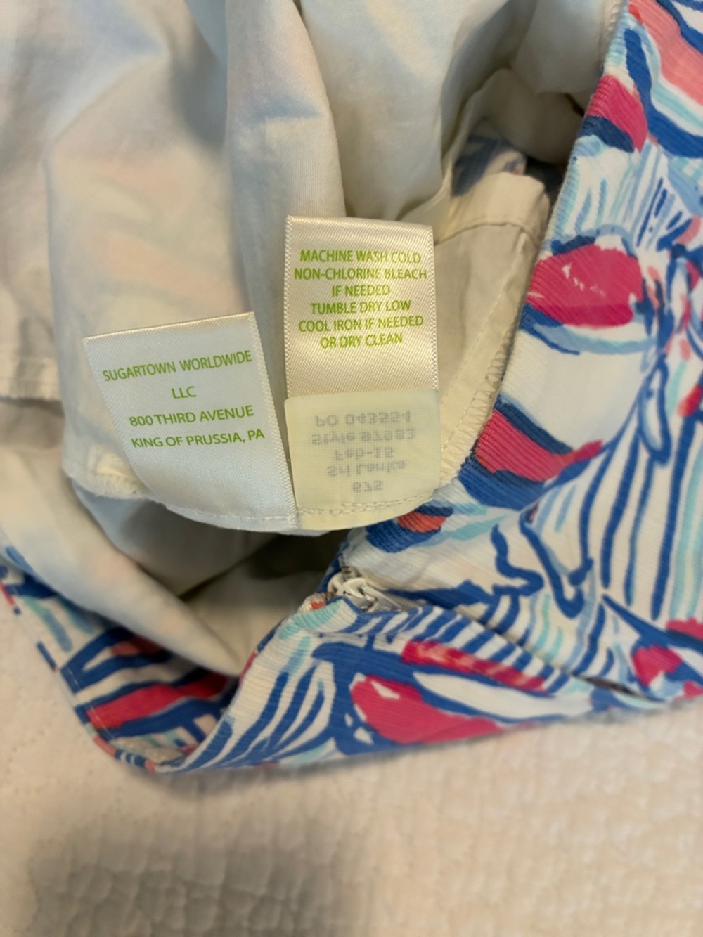 Lilly Pulitzer White Blue Pink Sailboat Print Skort - Picture 6 of 7